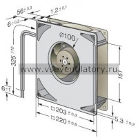 Вентилятор компактный EBMPAPST RG160-28/18N